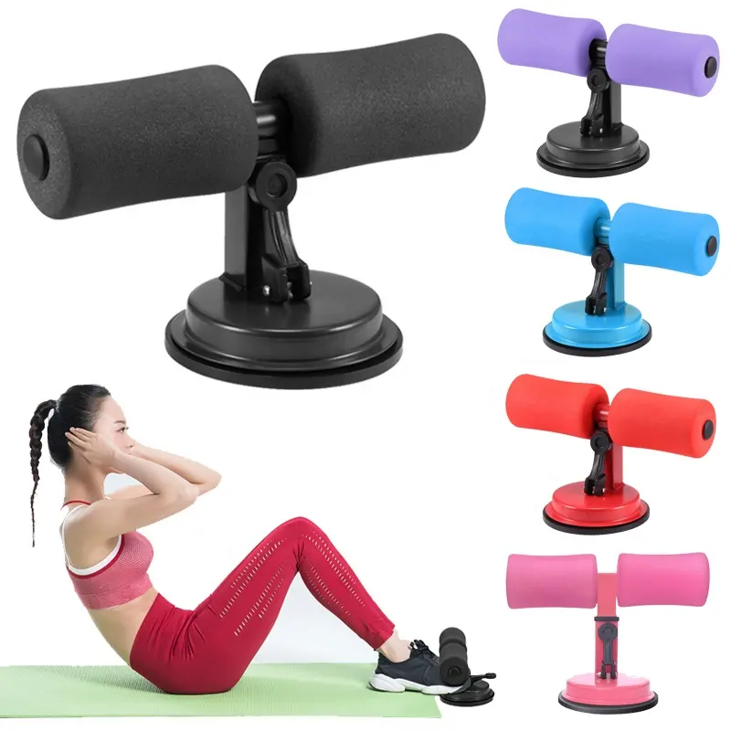 Home Gym Workout Portable Sit Up Equipment AB Core Muscle Exercise Self Suction Sit Up Bar