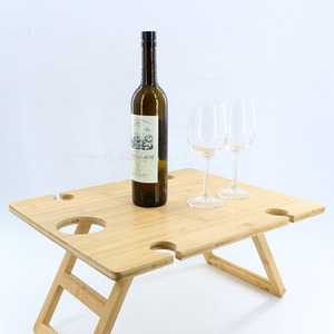 <b>Bamboo</b> outdoor square wine <b>table</b>, modern minimalist style, outdoor folding portable <b>bamboo</b> <b>table</b>, <b>bamboo</b> picnic <b>table</b>, snack - Product Image 3