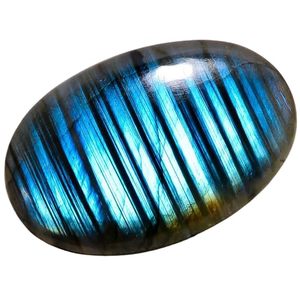 Piedra Preciosa de Labradorita Natural de 54.5+ Quilates, Ovalada, Azul Pulido, para la Elaboración de Joyas - Product Image 1