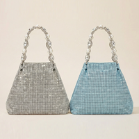 Bolsos de Noche para Mujer, Bolsos de Mano de Lujo con Cristales y Perlas, Almacenamiento Seguro, para Bodas y Fiestas, Elegantes y Glamurosos, con Logotipo Personalizado