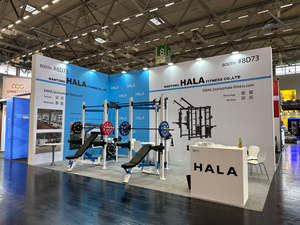 HALA-E7-019 Kandang Daya Multifungsi, Rak Jongkok dengan Pelatihan Angkat Berat Mesin Smith Gym Siap Kirim - Product Image 4