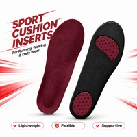 Semelles Confort Personnalisées pour Chaussures de Sport en PU Coulé, Haute Élasticité, Respirantes, Soutien de la Voûte Plantaire, Écologiques, Antidérapantes