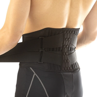 Ceinture de soutien lombaire professionnelle pour le sport, attelle dorsale avec bandes en aluminium courbées pour la sciatique, la scoliose et la hernie discale