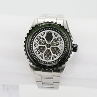 Montre de plongée automatique Seiko NH35 pour homme, 41 mm, bracelet solide en acier inoxydable 316L, cadran ajouré, résistante à l'eau 20 ATM