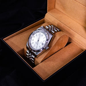 GMT <b>Men's</b> Office Collection Design Custom Logo Push Button Hidden Clasp <b>Adjustable</b> <b>Bracelet</b> <b>Men's</b> Waterproof Mechanical - Product Image 3