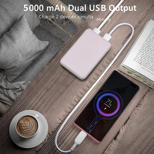 Nouvelle arrivée Slim carte de crédit taille Power Bank 5000mAh Portable chargeur portefeuille Power Bank carregador portatil Mini Powerbank - Product Image 3