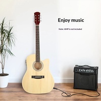 Vente directe d'usine OEM/DOMI, ensemble de guitares classiques en bois de tilleul haute brillance, modèle G-EAG41-2 pour 41 et 38 pouces