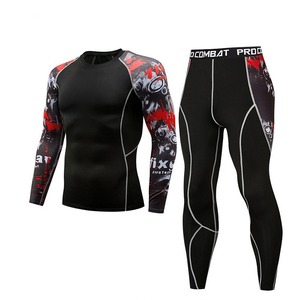 Mallas deportivas <span class=keywords><strong>de</strong></span> manga larga para <span class=keywords><strong>hombre</strong></span>, <span class=keywords><strong>de</strong></span> secado rápido Camiseta deportiva, ropa <span class=keywords><strong>de</strong></span> fitness elástica <span class=keywords><strong>de</strong></span> secado rápido - Product Image 5