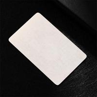 Cartes de visite professionnelles en acier inoxydable personnalisées en gros, cartes vierges en acier inoxydable brossé pour impression UV, cartes métalliques pour gravure laser