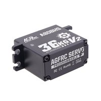 Servo Digital Programable AGFRC A80BHS V2 79g de Alto Torque 0.071s con Engranajes Metálicos HV CNC y Motor Brushless para Coche RC