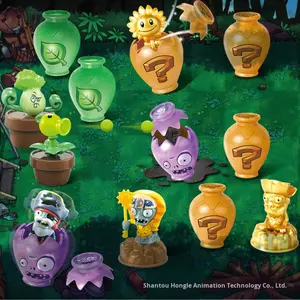 Plantes officielles <span class=keywords><strong>Vs</strong></span>. Zombies Jouet en plastique Pot surprise Boîte aveugle Pull Back Guess Open Fun Smash Jar Set <span class=keywords><strong>Figurine</strong></span> pour enfants Modèle - Product Image 2