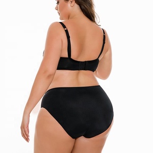 Dentelle brodée à armatures OEM <span class=keywords><strong>grande</strong></span> <span class=keywords><strong>taille</strong></span> DD dentelle Lingerie Sexy <span class=keywords><strong>soutien</strong></span>-<span class=keywords><strong>gorge</strong></span> à gros seins et ensemble de slip - Product Image 3