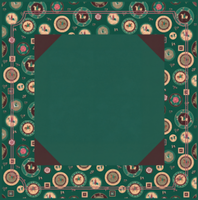 Tapis de Mahjong Américain Personnalisé Imprimé Motif Géométrique Diamant Violet Antidérapant en Caoutchouc Pliable Réduction du Bruit pour Poker et Divertissement
