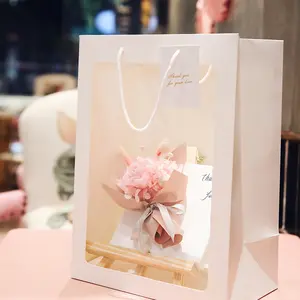 5 件/袋防水新鲜花瓶袋与窗口包装玫瑰植物包装 P 为母亲节情人节