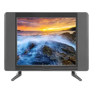 LEDTV kotak warna emas 19 inci televisi pintar 19 inci 2K + 4K tv led penyedia televisi satelit