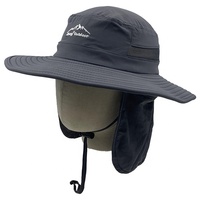 Chapeau Bob Personnalisé à Large Bord en Polyester, Séchage Rapide, Maille Respirante, avec Cache-Nuque, Idéal Pêche et Activités Extérieures – Prix Usine