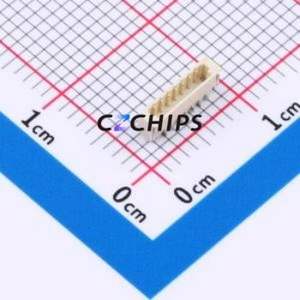 ZX-0.8-7PWT Wire-to-Board Pin Header SMD,P=0.8mm,Horizontal Mount Connector 1x7P 0.8mm Horizontal Mount 7P - Product Image 1