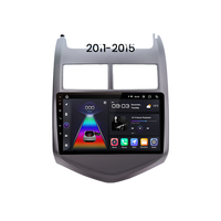Junsun Stock UE Autoradio Carplay Android Auto pour Chevrolet Aveo 2 Sonic T300 2011-2015 Lecteur DVD de voiture Unité principale Écran de voiture