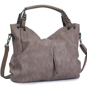 KCB21 Kunstleder vegane Freizeittasche für Damen, Vintage Freizeit-PU-Handtasche für Damen, Winter-Tote-Tasche für Damen