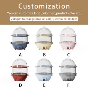 ماكينة صغيرة آلية محمولة منزلية رائجة بالبخار والبيض ، ماكينة كهربائية لغلي البيض - Product Image 5