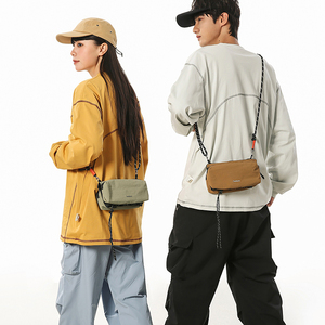 Borsa <span class=keywords><strong>a</strong></span> tracolla in tessuto Oxford leggera neutra borsa <span class=keywords><strong>a</strong></span> tracolla da viaggio sportiva alla moda per bicicletta zaino per telefono custodia <span class=keywords><strong>a</strong></span> tracolla da <span class=keywords><strong>uomo</strong></span> - Product Image 5