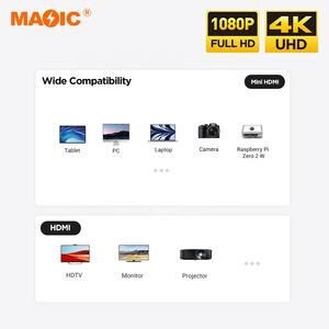 Câble Mini <span class=keywords><strong>HDMI</strong></span> vers <span class=keywords><strong>HDMI</strong></span> 4K 30Hz plaqué or Câble Mini <span class=keywords><strong>Hdmi</strong></span> vers <span class=keywords><strong>Hdmi</strong></span> 1.4 mâle vers mâle pour appareil photo <span class=keywords><strong>tablette</strong></span> vers téléviseur projecteur - Product Image 5