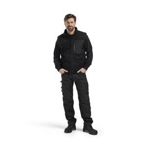 BLAKLADER - 382029559900XS Gilet à poils Noir-EAN 7330509851739 VESTES DE TRAVAIL VESTES SOFTSHELL D'ÉTÉ - Product Image 3