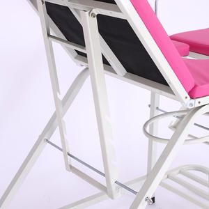 Silla de Litotomía Manual para Examen Ginecológico, Cama de Partos Obstétrica de Acero Inoxidable, Mesa de Partos Médica Ajustable - Product Image 2