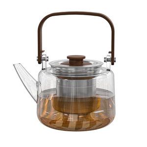 Deslon Electric Ceramic Stove <b>Tea</b> <b>Set</b> One <b>Pot</b> Four Cups High Borosilicate Glass Home Use - Product Image 5