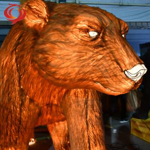 Lanterne chinoise Festival extérieur grand Festival lumière personnalisée lanternes de baguettes magiques en soie géantes pour Mardi Gras - Product Image 6