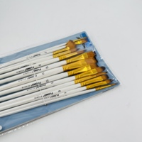 Nouvel ensemble de pinceaux professionnels 2026 pour artistes, pour enfants et adultes, peinture aquarelle, manche en bois, poils en nylon