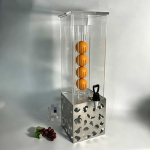 Wholesale Durable Thickened Clear Acrylic Juice <b>Dispenser</b> With Tap Customizable Size For Household <b>Drink</b> Storage - Product Image 3