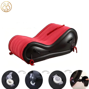 Cama Inflable Multifuncional <span class=keywords><strong>para</strong></span> Viajes, Playa, Sofá, Cama Plegable <span class=keywords><strong>para</strong></span> Dormitorio, Muebles Sexuales, Soporte <span class=keywords><strong>para</strong></span> <span class=keywords><strong>Posiciones</strong></span> Sexuales, Cama de PVC de Terciopelo - Product Image 5