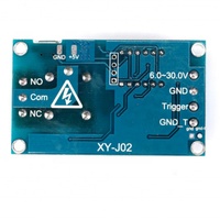 Module de relais temporisé XY-J02 6~30V 12V 24V Micro USB 5A 1 canal avec interrupteur de déclenchement marche/arrêt