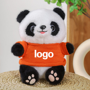 Peluche di <span class=keywords><strong>Panda</strong></span> Carino, Giocattolo in Cotone PP, Regalo Perfetto per Scuole ed Aziende, Personalizzazione Logo, Omaggi Promozionali - Product Image 1