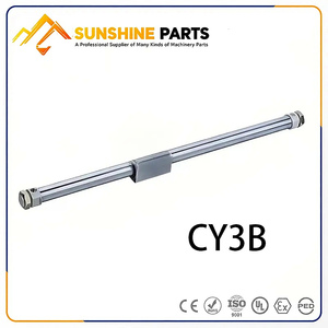 Cylindre pneumatique sans tige à faible friction et mouvement fluide pour l'automatisation industrielle et les machines-outils, disponible en gros - Product Image 1