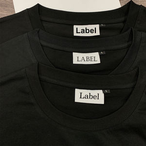 T-shirt de fitness sportif pour hommes en coton 100% biologique personnalisé de luxe broderie 3D style athlétique ample manches complètes vente en gros - Product Image 5