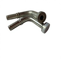87992 Flange SAE 9000 PSI 90 °   Raccord hydraulique à coudille longue pour système hydraulique haute pression