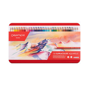 Lápices de Colores Acuarelables SUPRACOLOR de <span class=keywords><strong>CARAN</strong></span> DACHE, 120 Colores, Madera de Pino, para Dibujo a Mano, Pintura Profesional para Estudiantes - Product Image 1