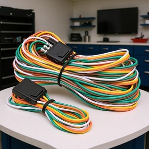 Faisceau de câblage de remorque à 4 broches, connecteur SAE de 1,5 m, noyau en cuivre, isolation en PVC pour automobile - Product Image 1