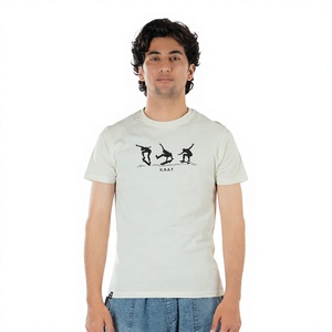 T-shirt blanc tendance 2026 OEM, coupe classique confortable, imprimé numérique, écologique et respirant, 100 % coton - Product Image 1