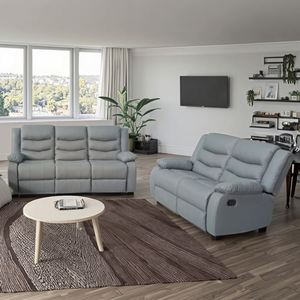 โซฟาปรับเอนหนังสังเคราะห์ PU รีไซเคิล ยี่ห้อ Frank Furniture รุ่น Cooling Sectional สำหรับห้องนั่งเล่น - Product Image 1