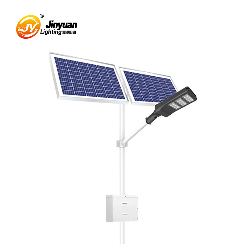 30W 60W 90W llevó la luz de calle de material de aluminio integrado lámpara de calle solar al aire libre iluminación de camino