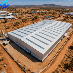 Edificio Moderno de Estructura de Acero Prefabricado de Techo Transparente, Estructura de Acero para Almacenes Industriales y Talleres - Product Image 1
