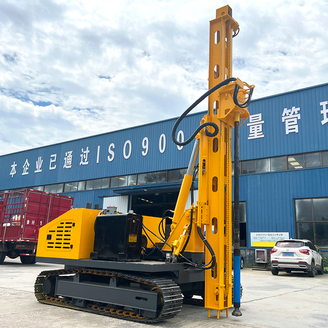High Quality Customizable Multi-Purpose Solar Ground Screw Piling Machine for Solar Energy Projects and Mines Drilling Rig
