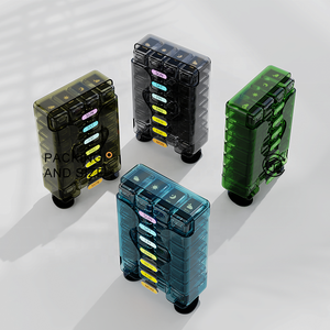 Gujia ABS + PP Boîte à pilules hebdomadaire écologique de 7 jours avec 4 compartiments pour tablettes pour le stockage des médicaments de voyage - Product Image 5