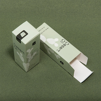Boîtes en papier écologiques personnalisées avec logo imprimé, petites boîtes en papier avec doublure en éponge, fermeture magnétique, papier couché, pour produits de beauté, vernis à ongles, huile