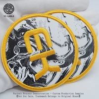 En gros Patchs sportifs pour le jour du match thermocollants, motifs floraux, baseball, football, softball, appliques brodées en chenille faites à la main, paillettes, PVC
