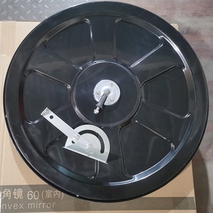 60 см черный крытый пластиковый выпуклый дорожное зеркало - Product Image 2