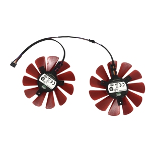 Ventilador Dual para tarjeta gráfica de vídeo, rx-<span class=keywords><strong>570</strong></span>-rs-4gb de 85MM, CF9010H12S, GPU, VGA, para <span class=keywords><strong>XFX</strong></span> RX570 RS - Product Image 3